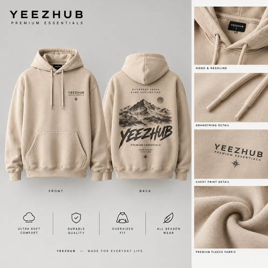 YEEZHUB Premium Oversized Hoodie